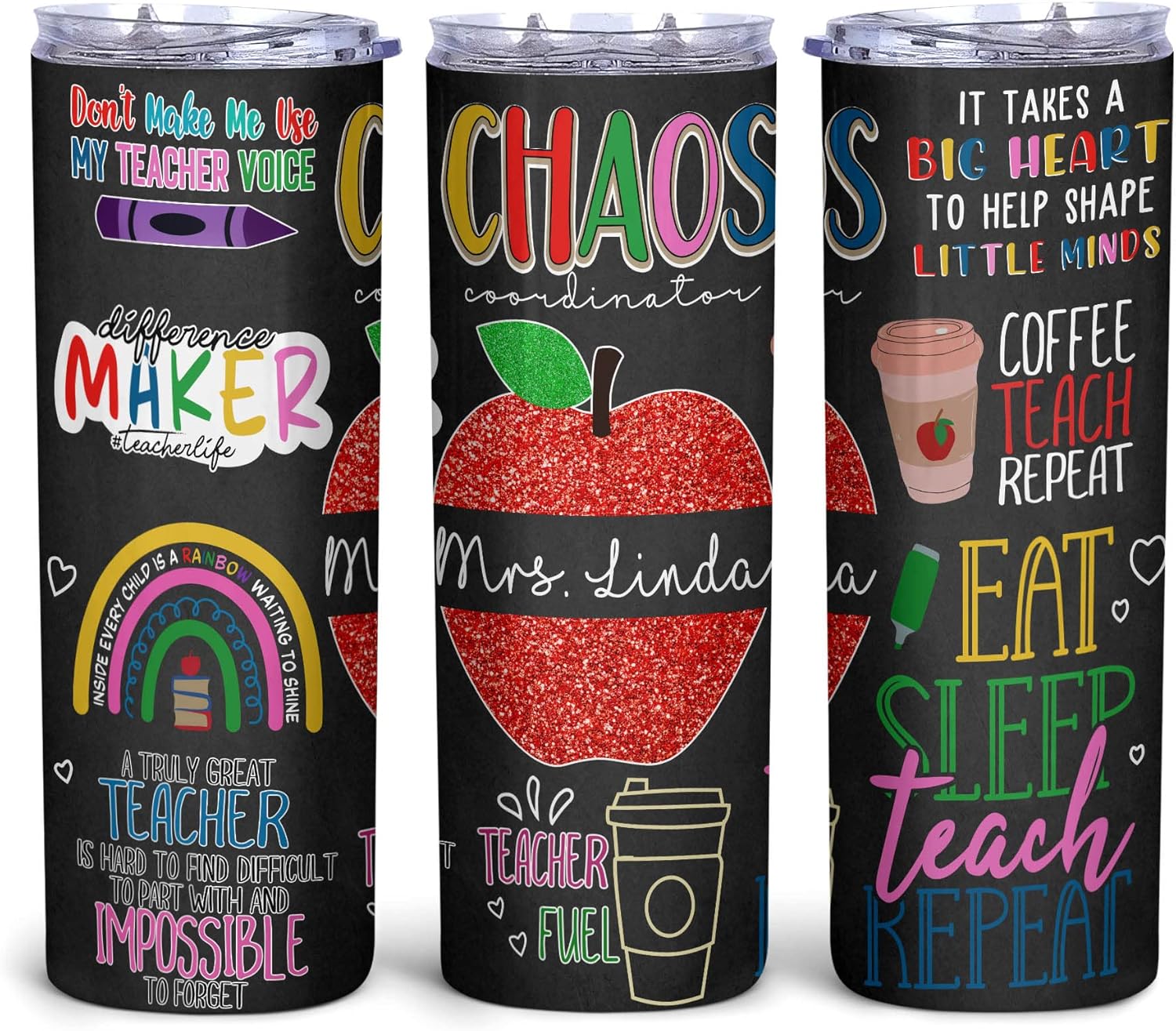 LASFOUR Personalized Teacher Appreciation Gifts For Women - Teacher Tumbler Gifts For Women - Back To School Teacher Gifts 2023