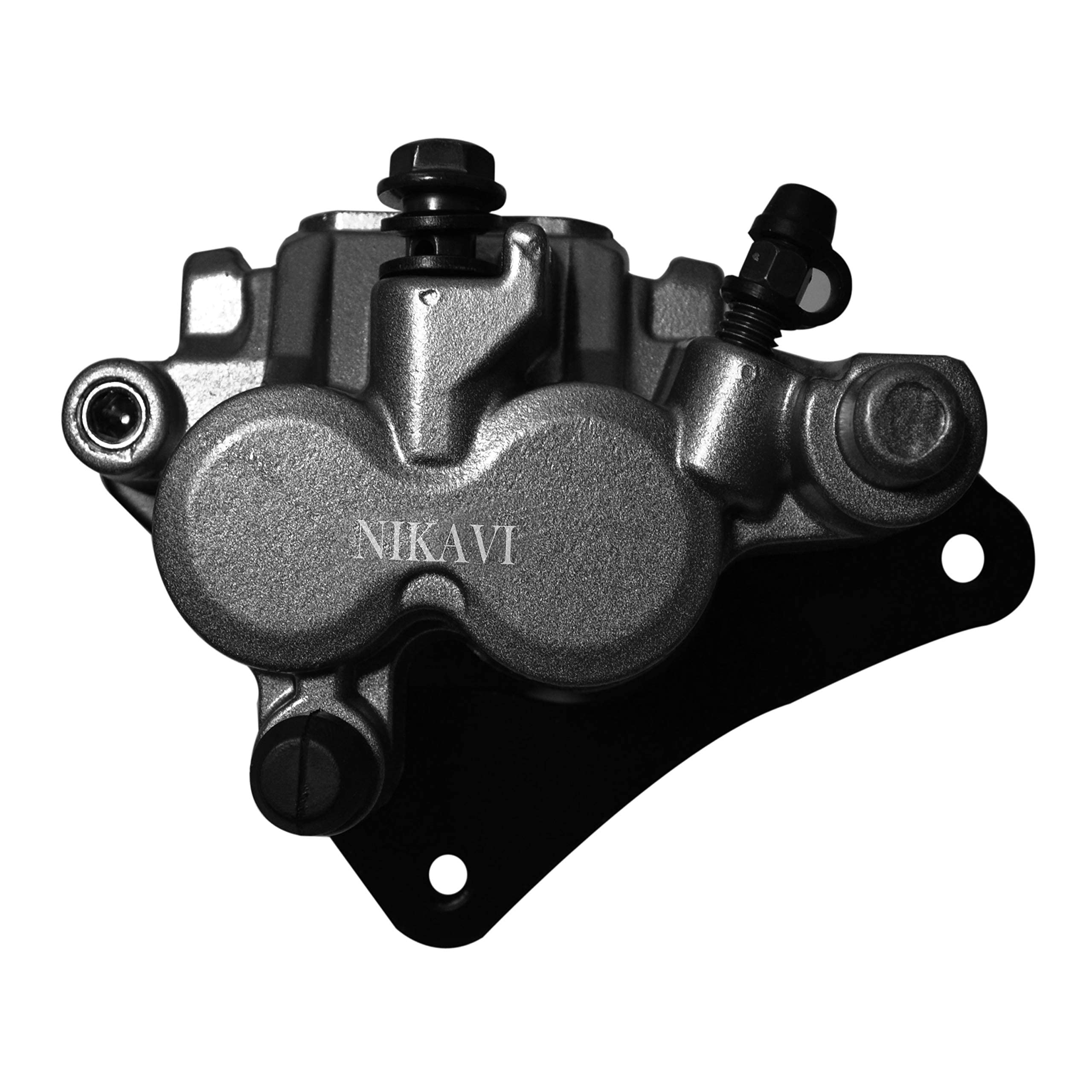 Nikavi BCC03 Brake Calliper Assembly Compatible for Honda Unicorn, Aluminum (Black)