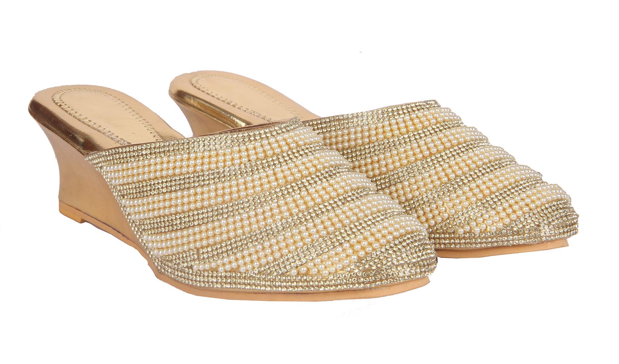 Fabb Collections Golden Sandal
