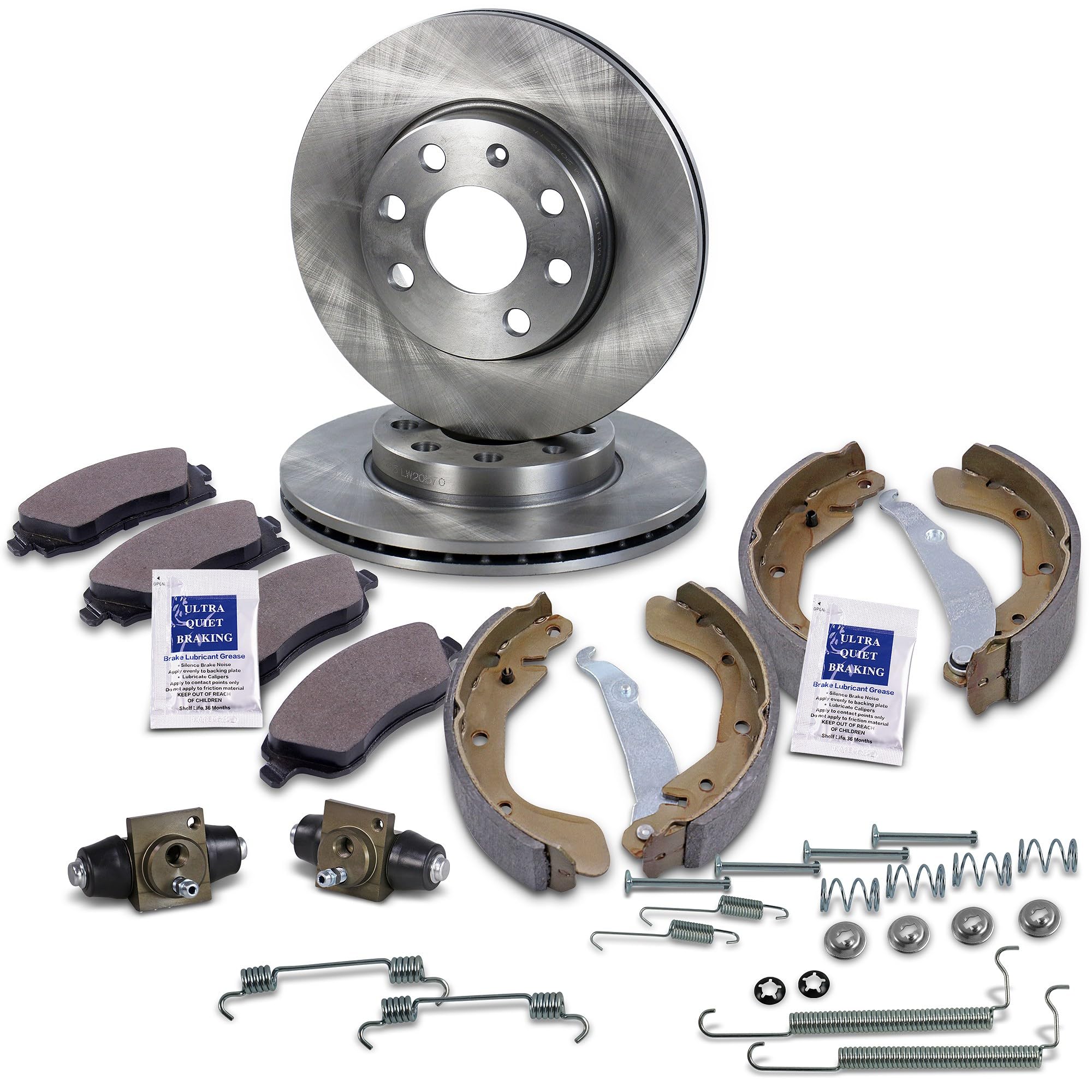 ATEC Germany Set freni anteriori incl. dischi freno Ø 240 mm ventilati +