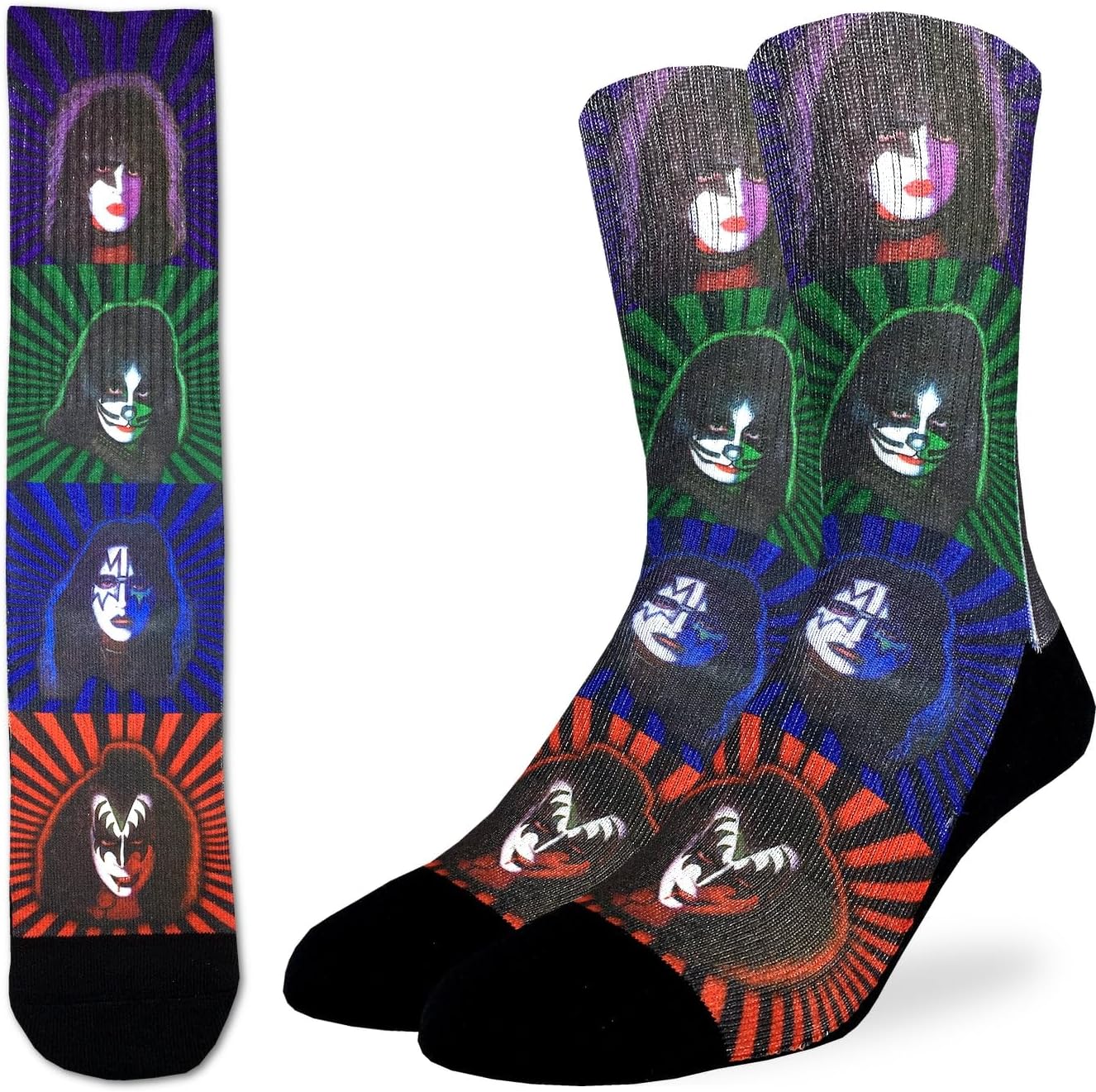 Men's Kiss Band Music Socks, Adult