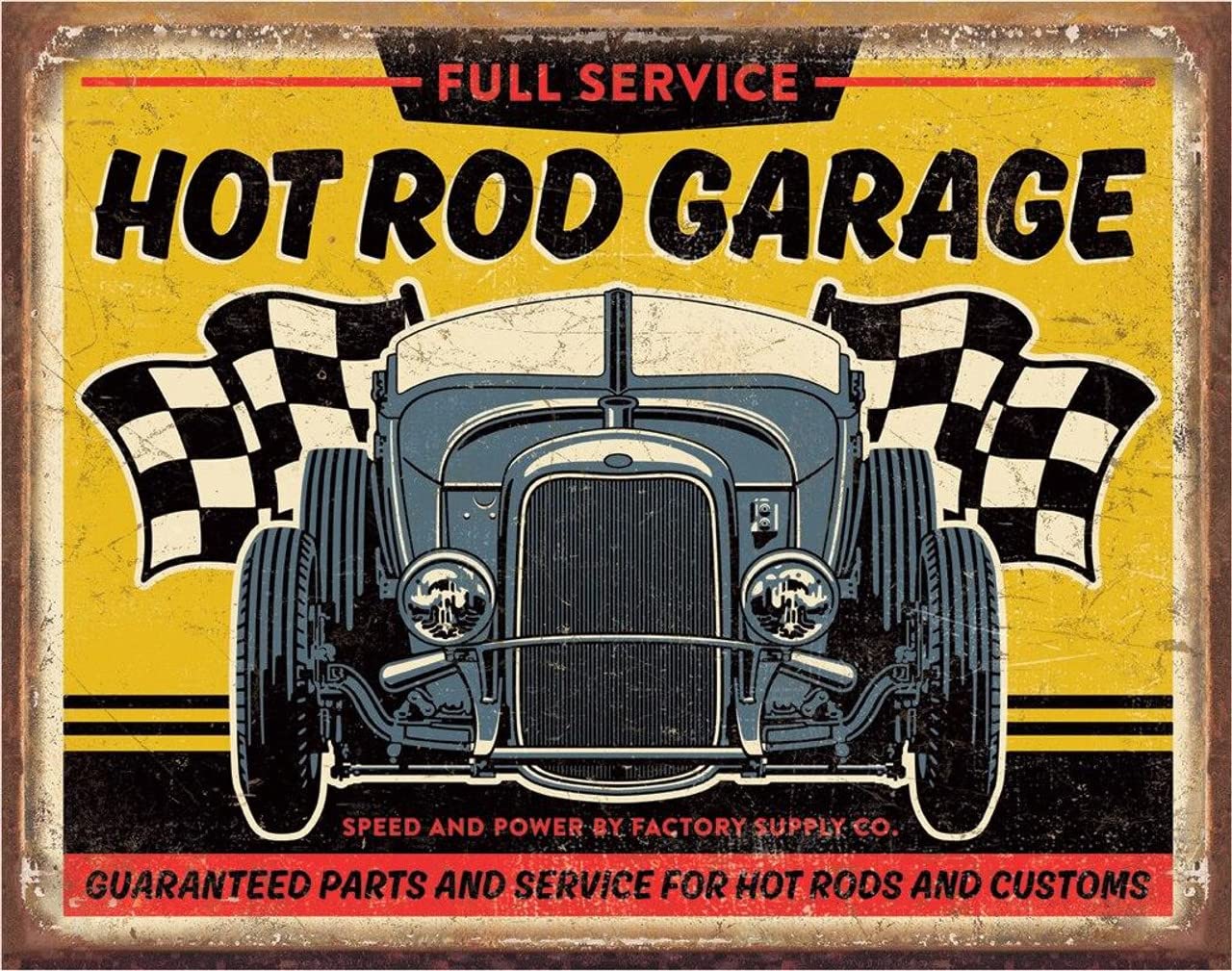 Hot Rod Gasoline 看板 30cm ガレージ 世田谷ベース