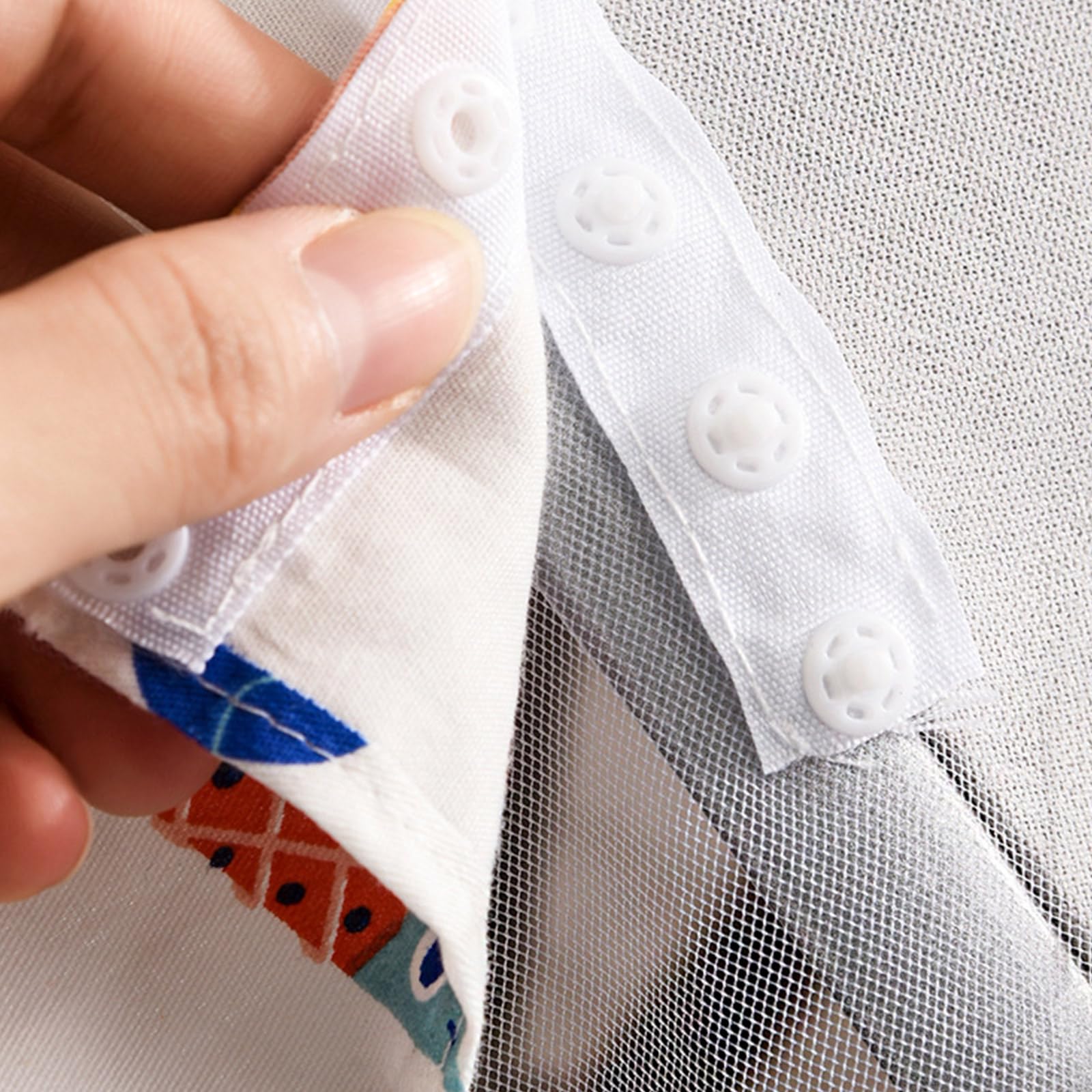 Filet anti-mouches confortable pour poussettes - Protection à 360 degrés - Maille respirante pour un confort extérieur et