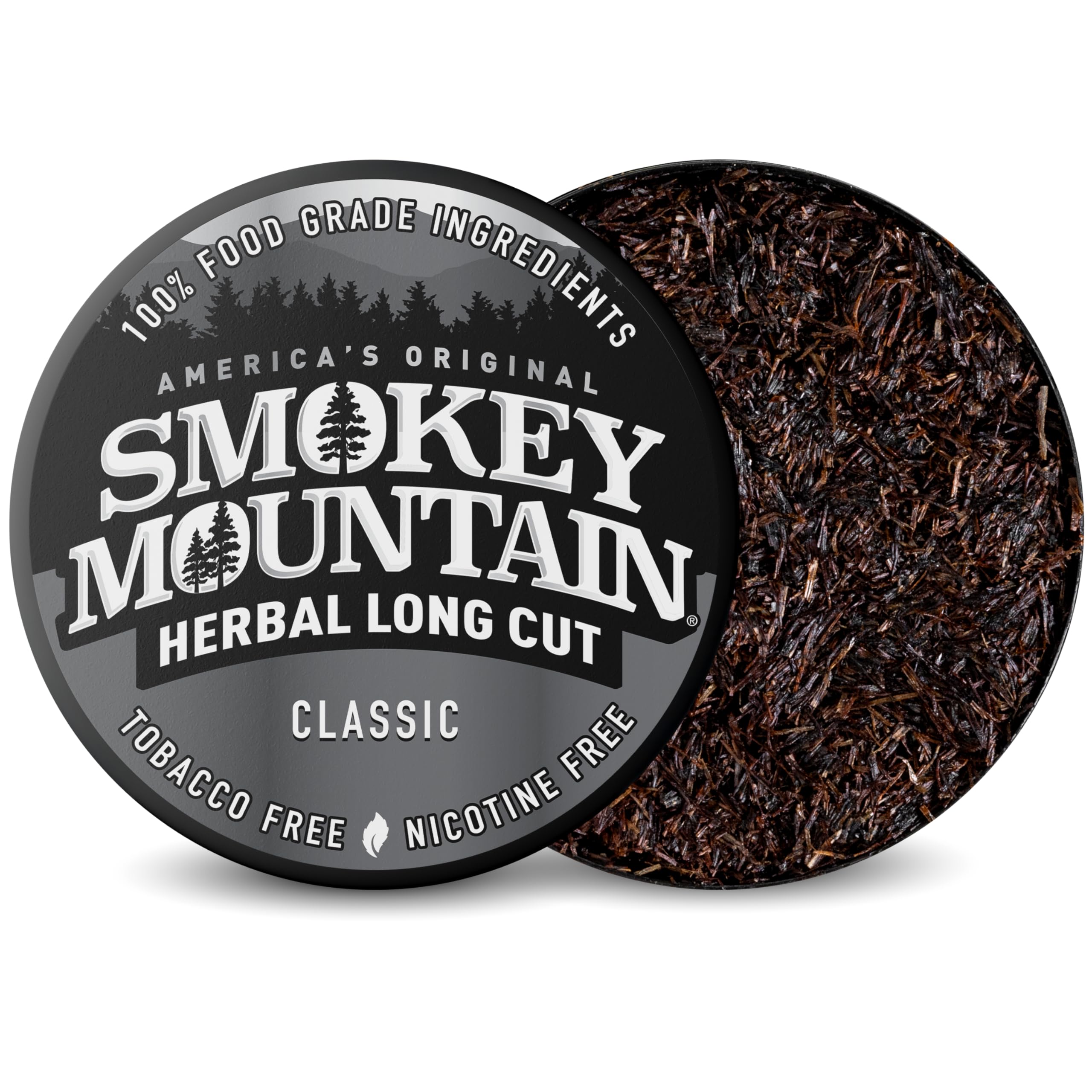Amazon.com: Smokey Mountain Herbal Long Cut – Classic – 5 Can Box