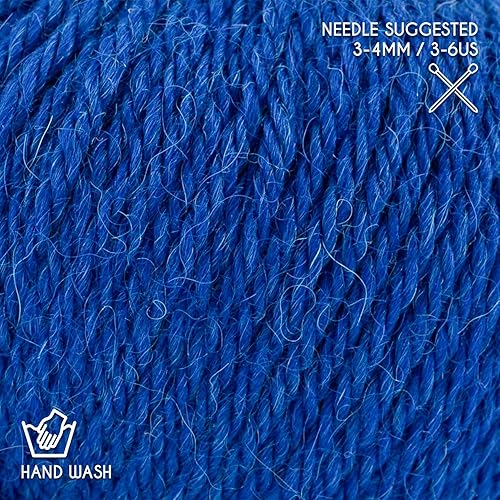 Vista 36 de Bulky Set (6 x 1.75 oz) Super Soft Baby Alpaca Hilo de tejer gris verde 328 yardas Gris Verde,Beige,Azul y verde,Cappuccino,Azul Oscuro,Gris