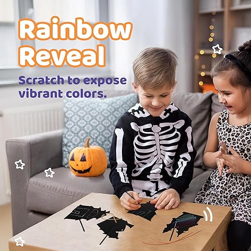 Miniatura 8 de Manualidades mágicas de Halloween para niños y adultos, decoraciones de Halloween, adornos de manualidades de casa encantada, incluye 24 adornos de