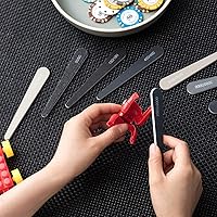 Vista 6 de Honoson 40 Piezas Palos de Pulido Palos de Lijado para Modelos de Plástico Metal Madera Herramientas de Lijado y Pulido Accesorios de Pulido