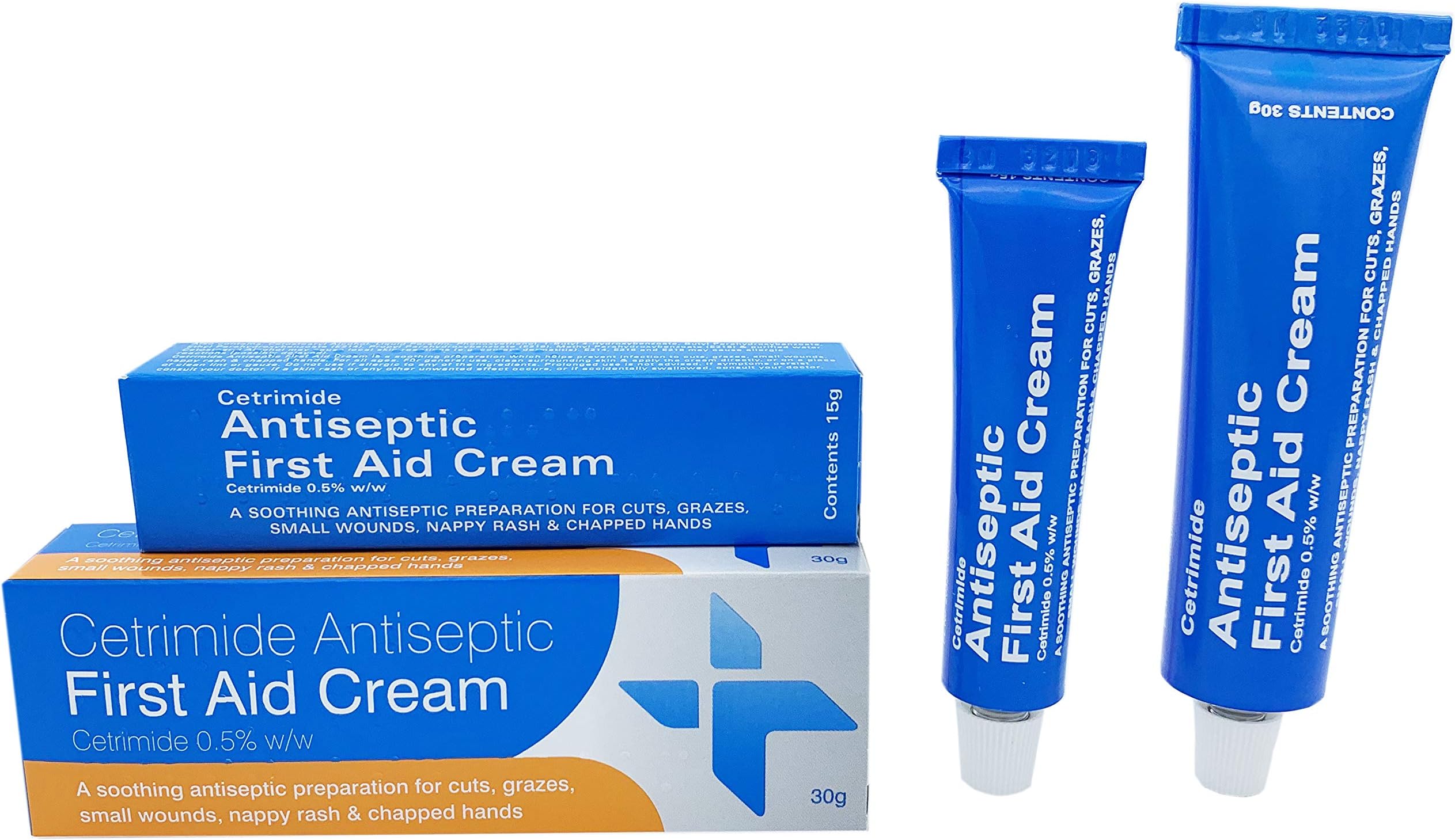 Cetrimide Antiseptic First Aid Cut Wound Nappy Rash Chapped Hands Cream 30g