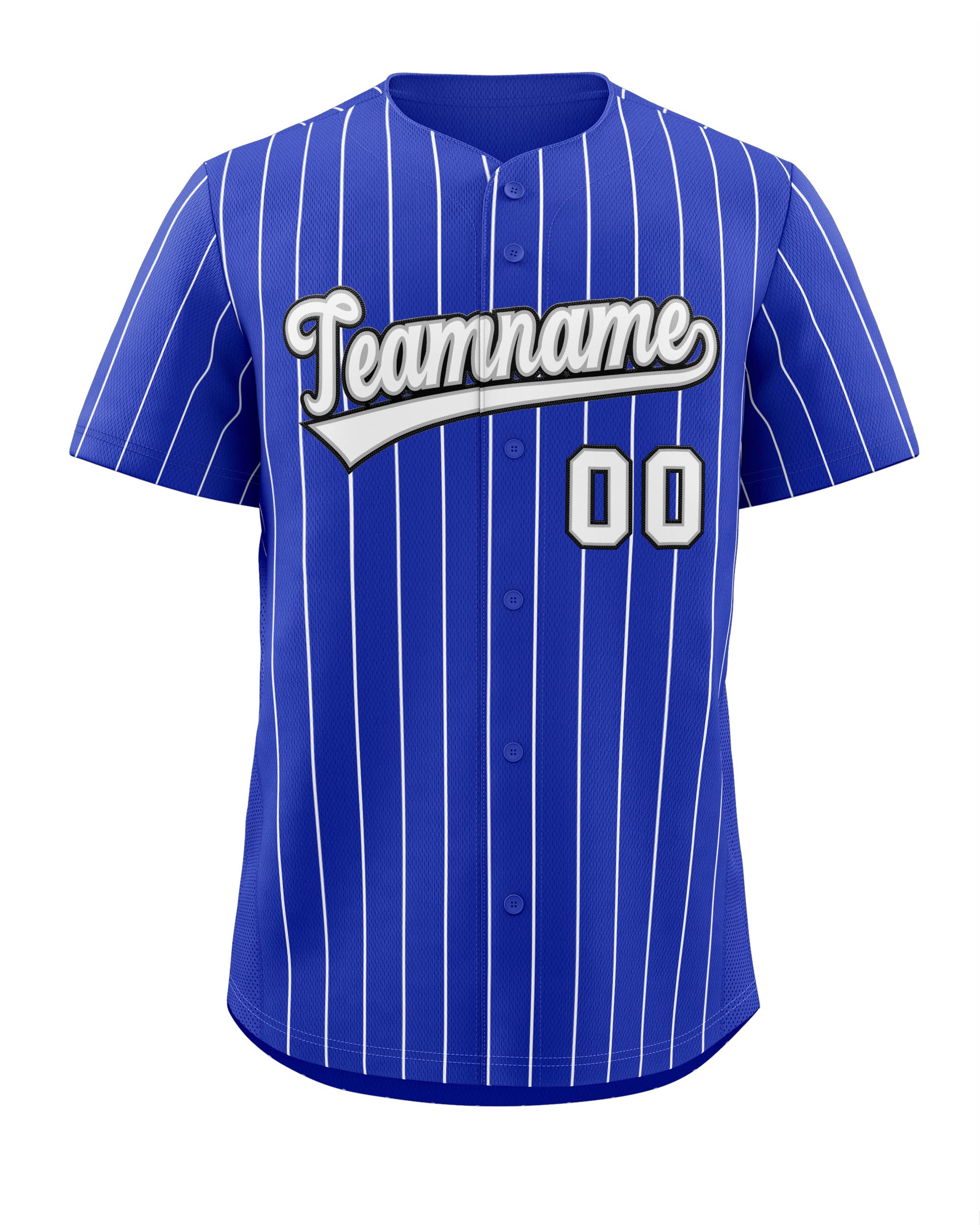 Custom Pinstripe Baseball Jersey Button Down Shirt Printed or Stitched Personalized Name Number for Men/Women/Youth