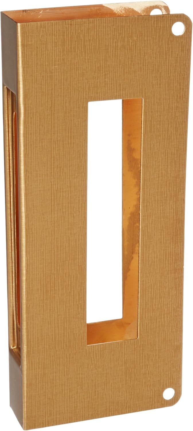 DonJo 514CW 22 Gauge Stainless Steel Mortise Lock WrapAround Plate