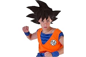 Child Dragon Ball Z Goku Hair Wig, Standard Black