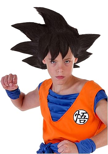 Peluca de Goku infantil