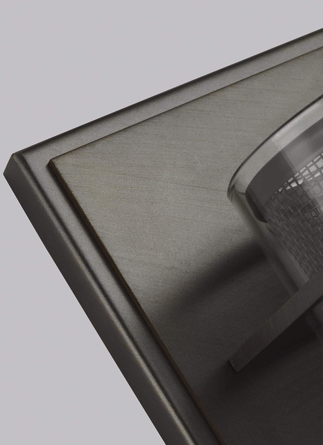 Holiday Deals 🛒 Feiss WB1874ANBZ Silo Glass Wall Sconce Candle Lighting, Bronze, 1-Light (5W x 15H) 60watts