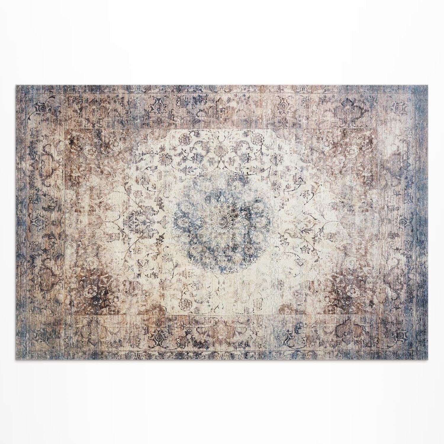 Tapis d'extérieur en PVC imperméable 150x225 pour sol de balcon protégé