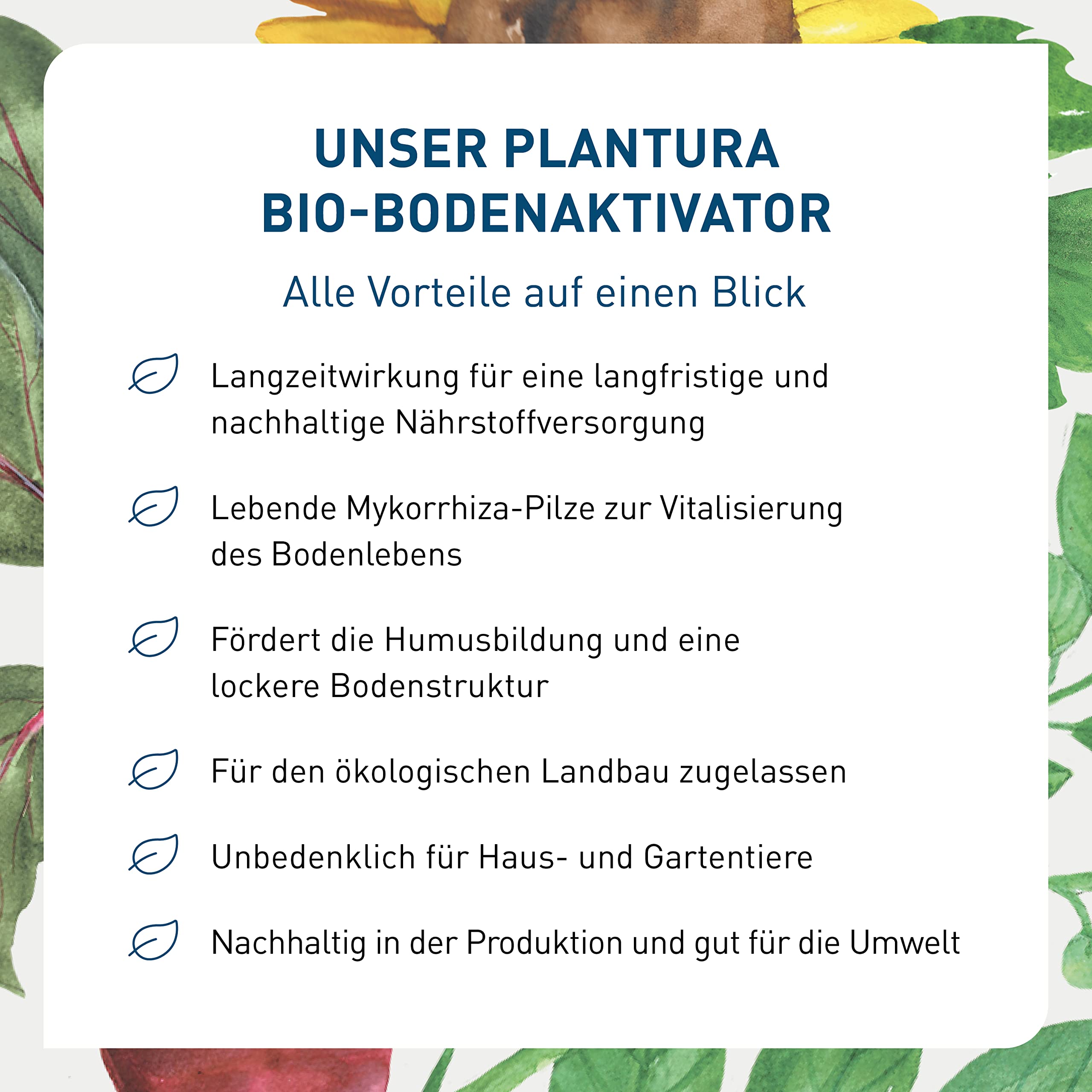 Plantura Bio-Bodenaktivator, mit lebenden Mykorrhiza-Pilzen, Langzeitwirkung, 10,5 kg für 140 m²