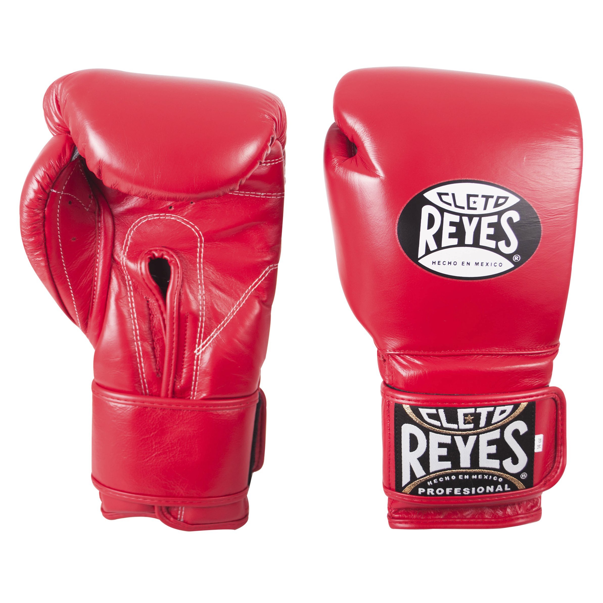 Cleto Reyes CE614R Guanti da allenamento, unisex, adulti, rosso, 14 oz