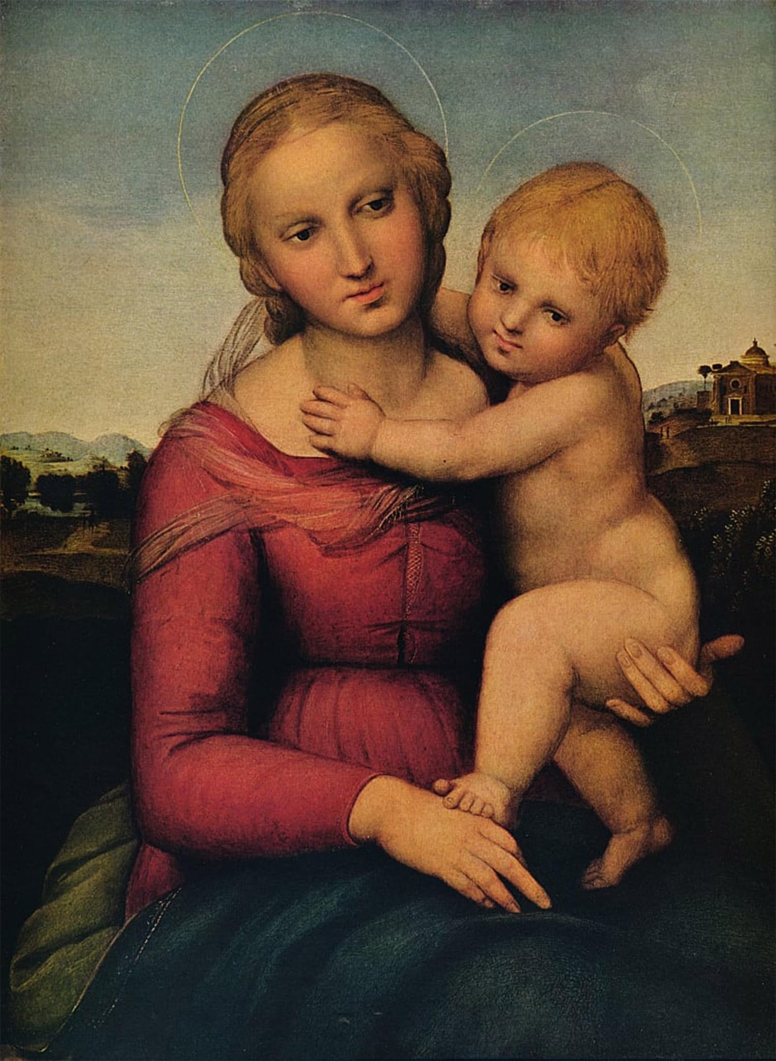 Serendipitp No Frame Aesthetic Poster Photo Wall Print Retro Picture The Small Cowper Lady By Raffaello Sanzio Raphael Modern Wall Artwork For Home Decor 60X90cm