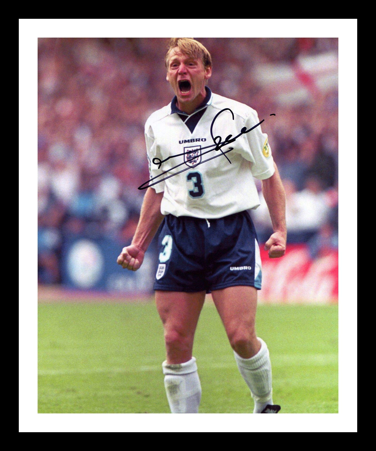 Stuart Pearce - England Autographed Signed & Framed Photo Display