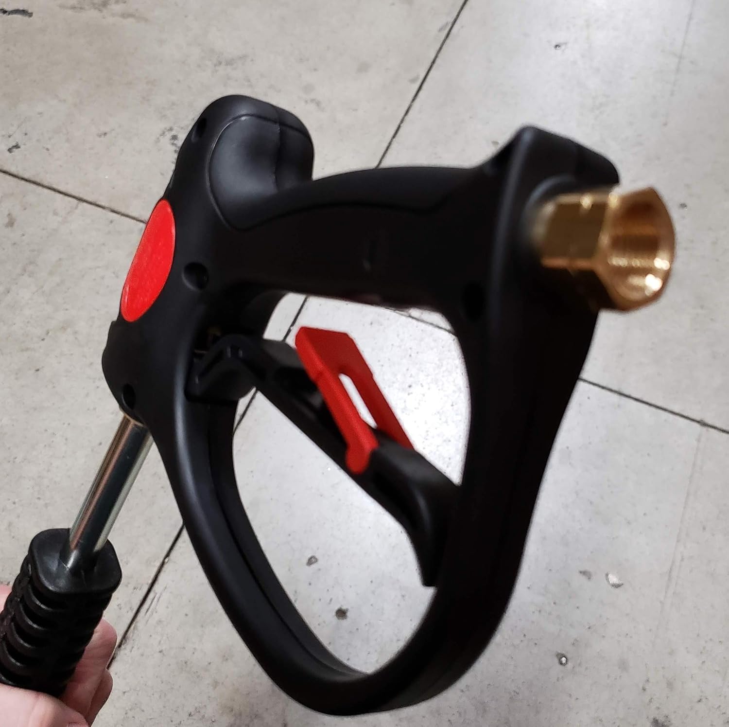 AR Annovi Reverberi MV925-Lance Pressure Washer Spray Gun, 925 44" Lance, Gray