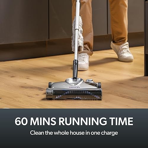 Miniatura 7 de Gtech SW02 - Barredora inalámbrica de litio para alfombras y pisos de madera dura, aspiradora ajustable inalámbrica, hasta 60 minutos de tiempo de