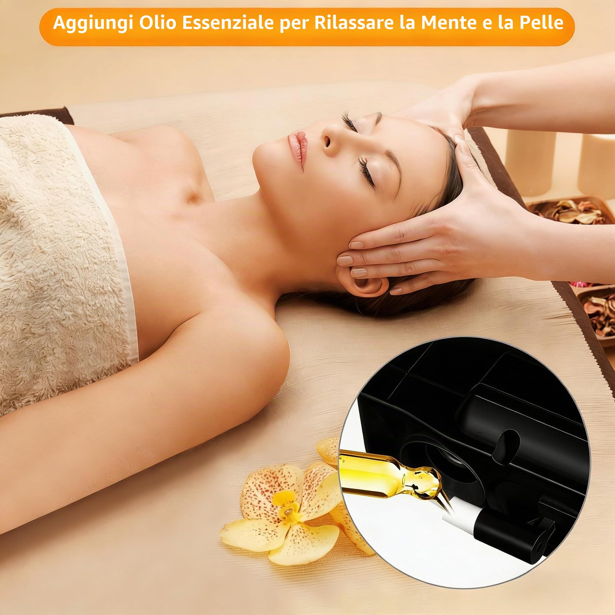 Vapore facciale professionale, vaporizzatore a vapore caldo con ozono, vaporizador per il viso per estetista, spa a casa, nero