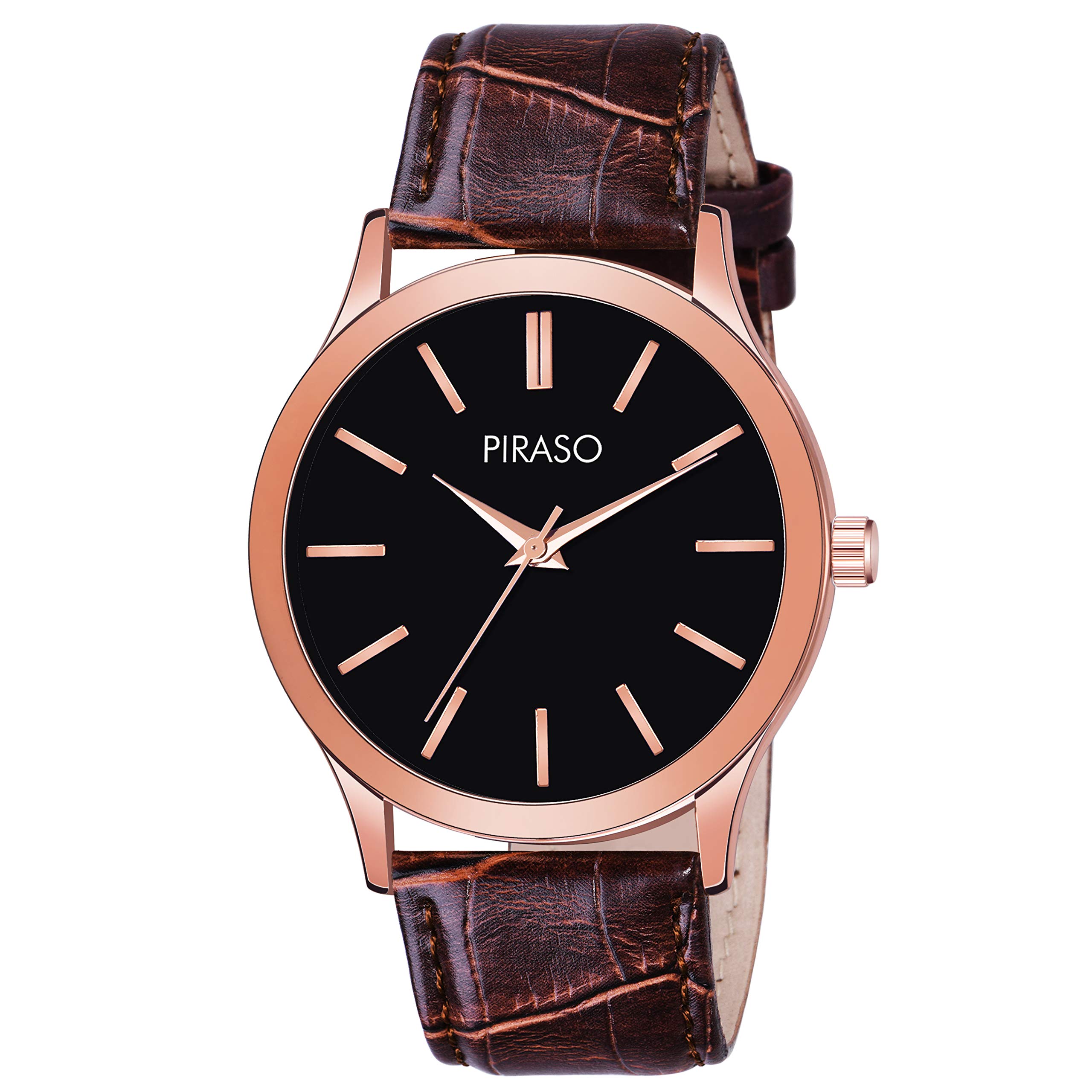 PIRASO Feel Rich Look with Slim Dial Analog Watch for Men and Boys (B0827R3Q78) Amazon Price History, Amazon Price Tracker