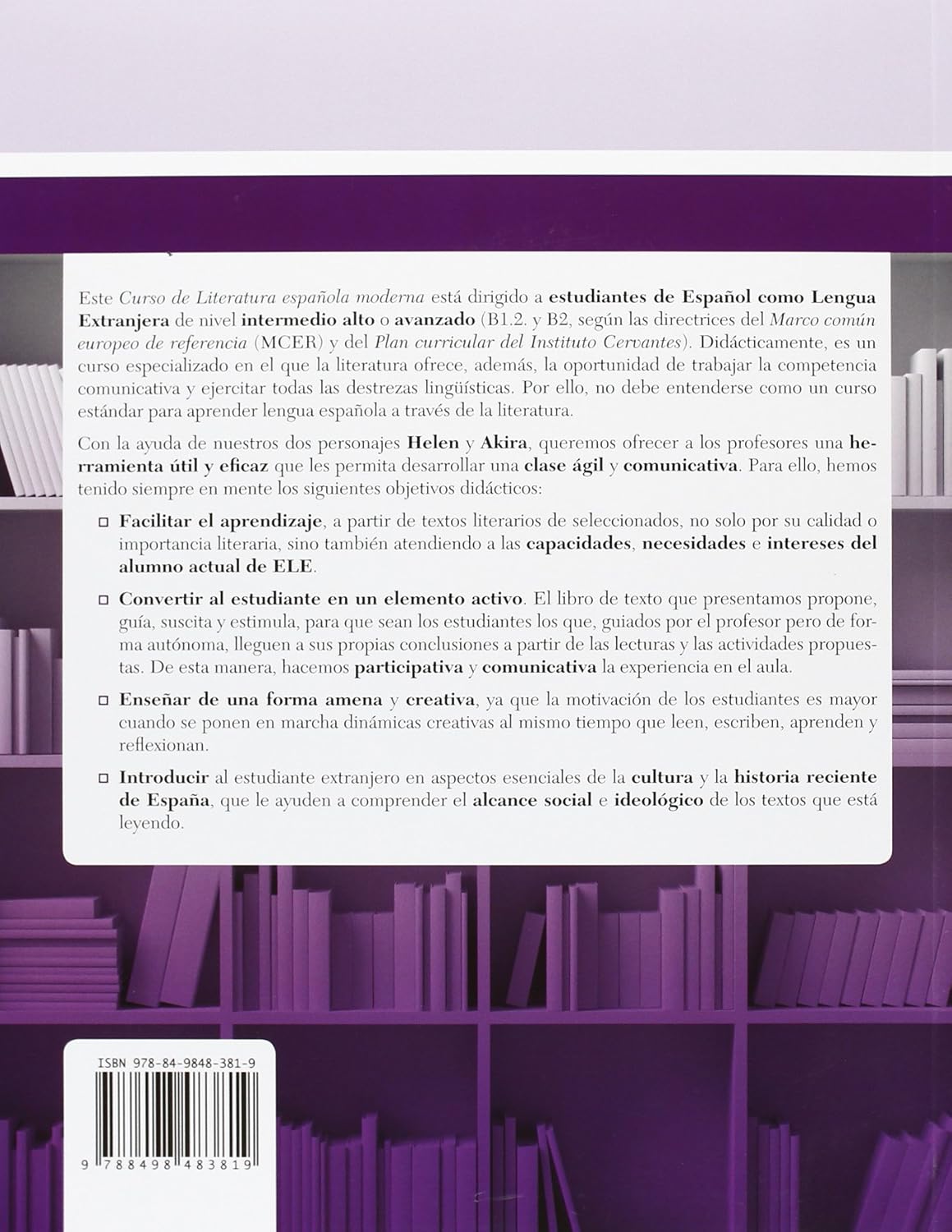 Curso de Literatura Española Moderna + CD + Eleteca Access (Cambridge Spanish)      Paperback – July 30, 2014