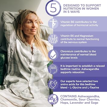 Health & Her Menopause Supplements for Women - Day & Night Bundle - Wellbeing for Menopause - 1 Month Supply Vegan & Gluten Free