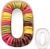 Vista 6 de Bandeja de exhibición reutilizable de plástico de 10" para golosinas, charcutería, pop de pastel, caramelos, caja de charcutería, letras