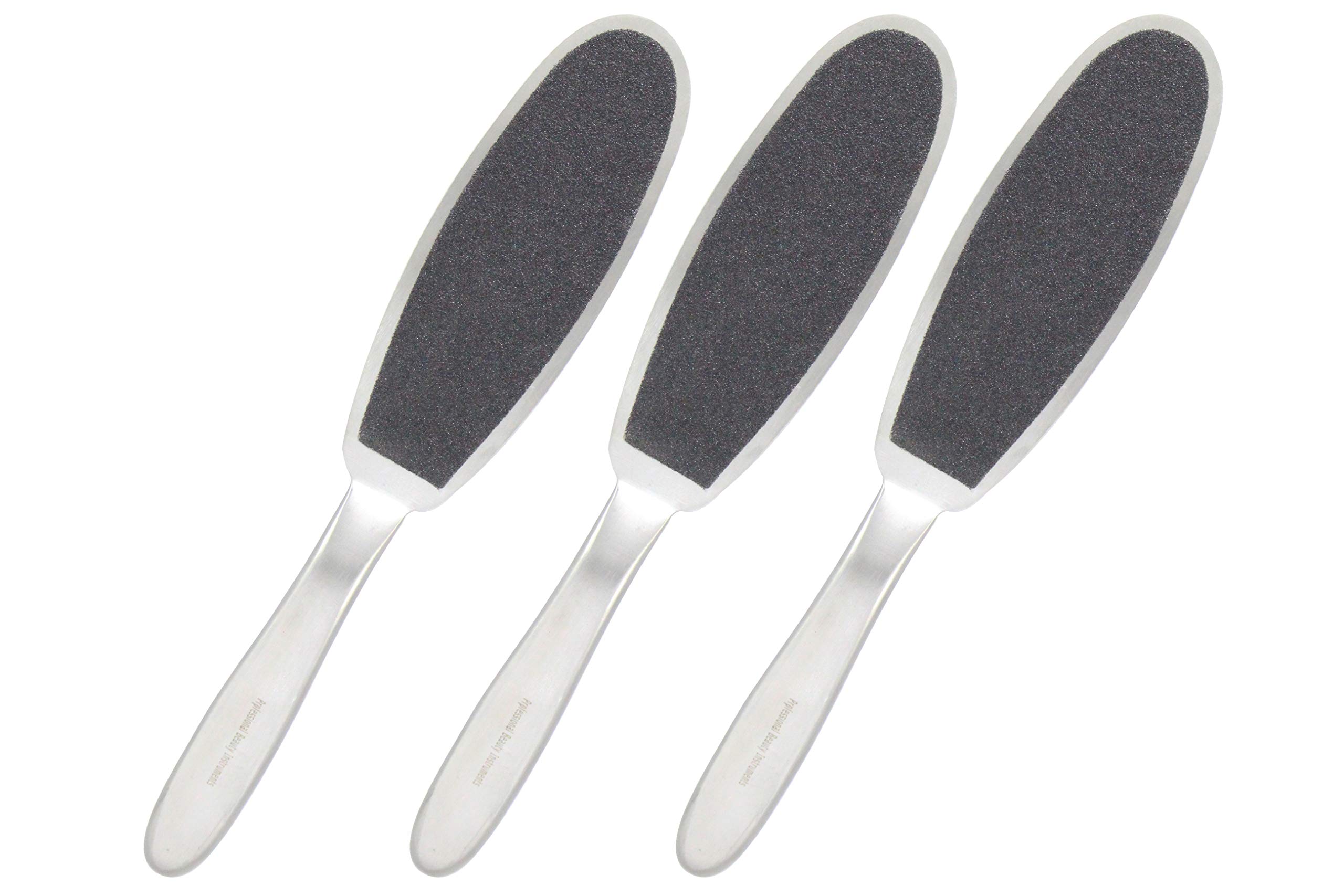 Foot File - Foot rasp - Pedicure Scrubber - Callus Remover - Double Sided Dead Skin Corn Remover - feet Care Tool Stainless Steel File from- 3 Pieces SM Instruments