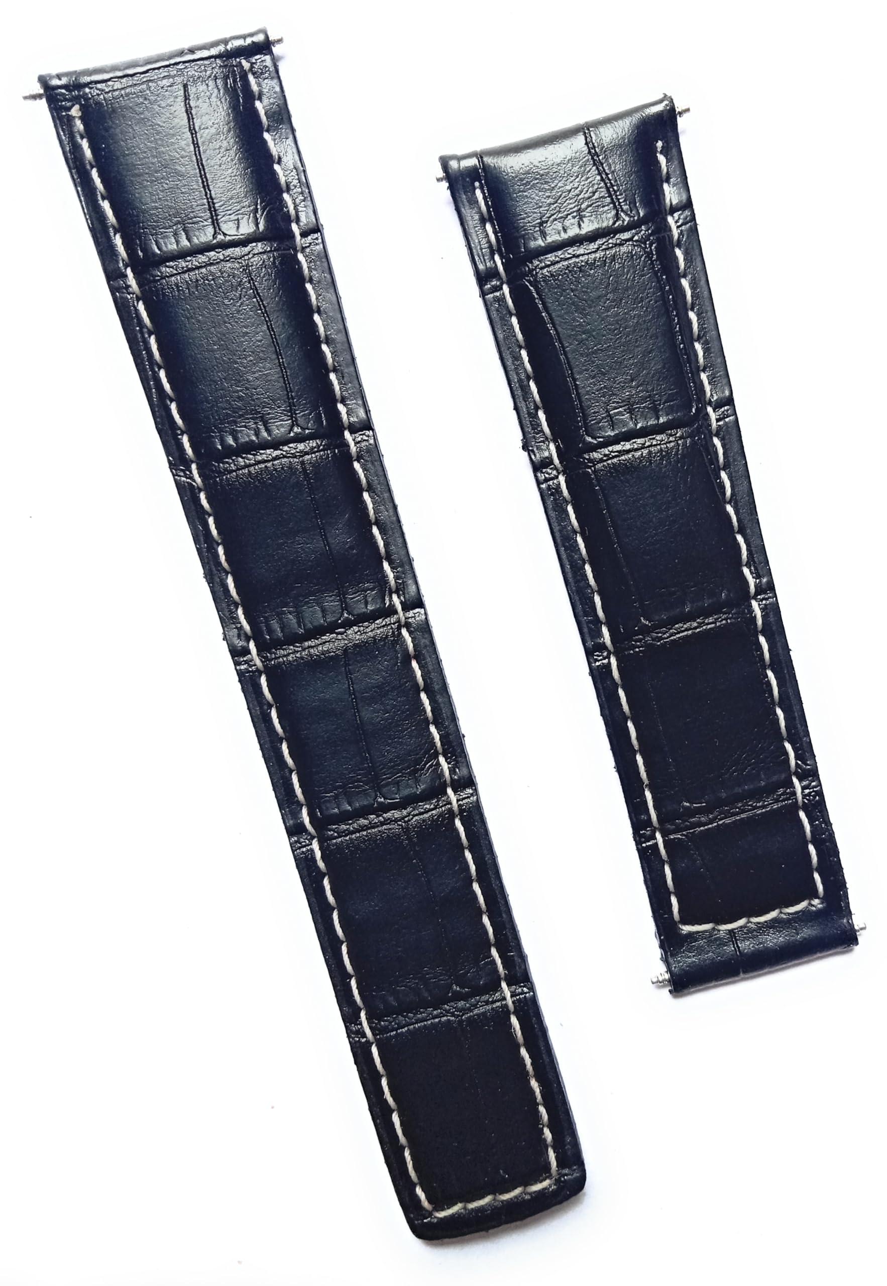 Pure Swiss 22mm*18mm Strap For artificial embossed Alligator-Style desing Leather Watch Strap/band in white stitch Compatible With TAG Heuer Grand Carrera With Spring Bars COLOUR Black inner side Red (B0D7W52XKG) Amazon Price History, Amazon Price Tracker