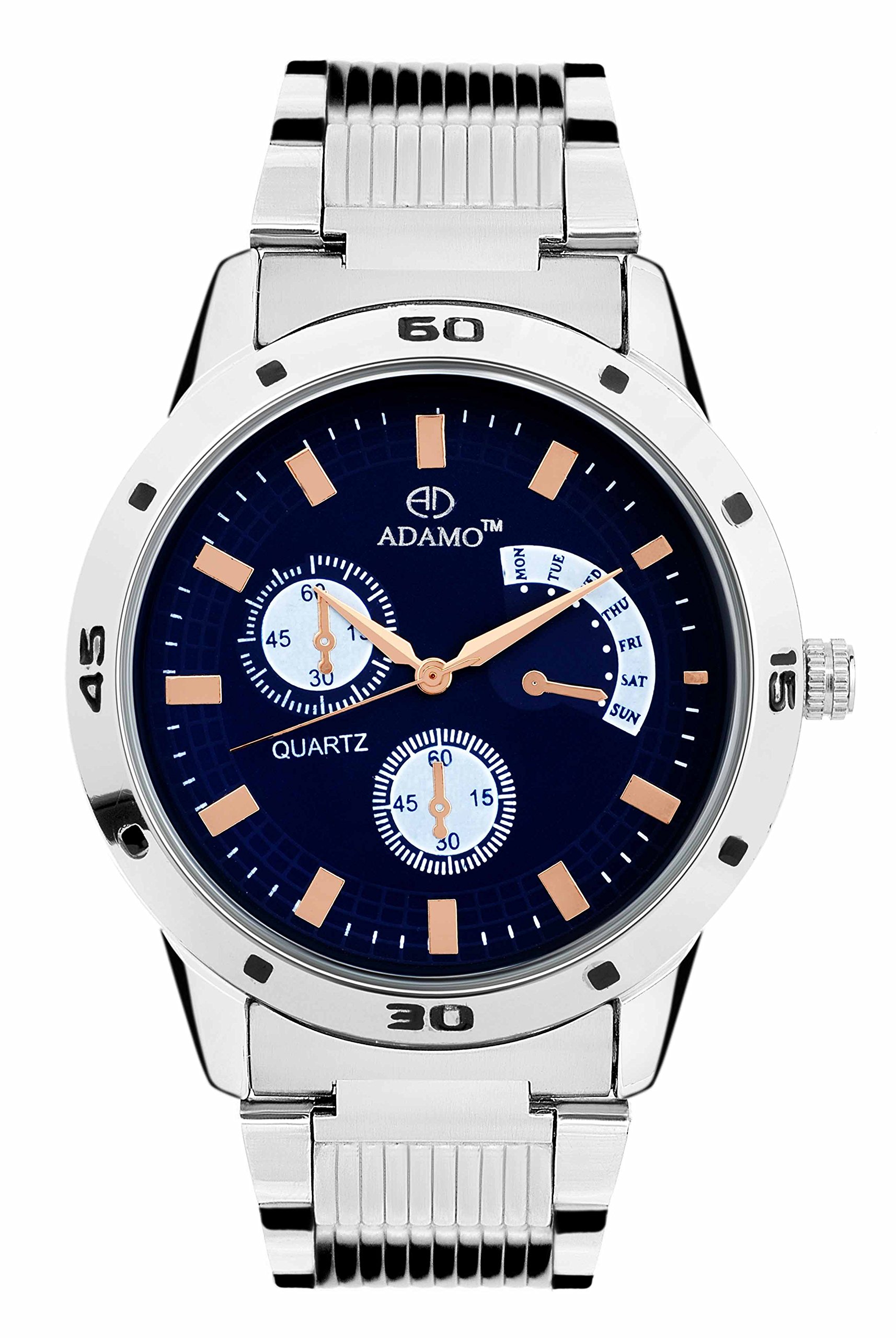 ADAMODesigner Black Dial Men's & Boy's Watch AD113