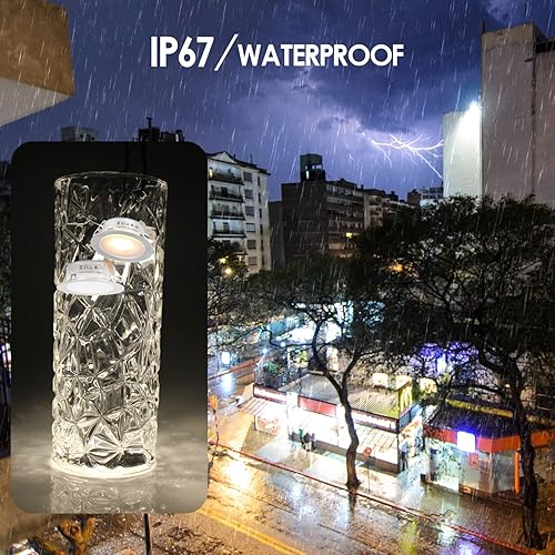 Miniatura 7 de Paquete de 6 luces LED empotrables, iluminación SMY (versión actualizada), iluminación LED para exteriores IP67, luces LED de bajo voltaje para