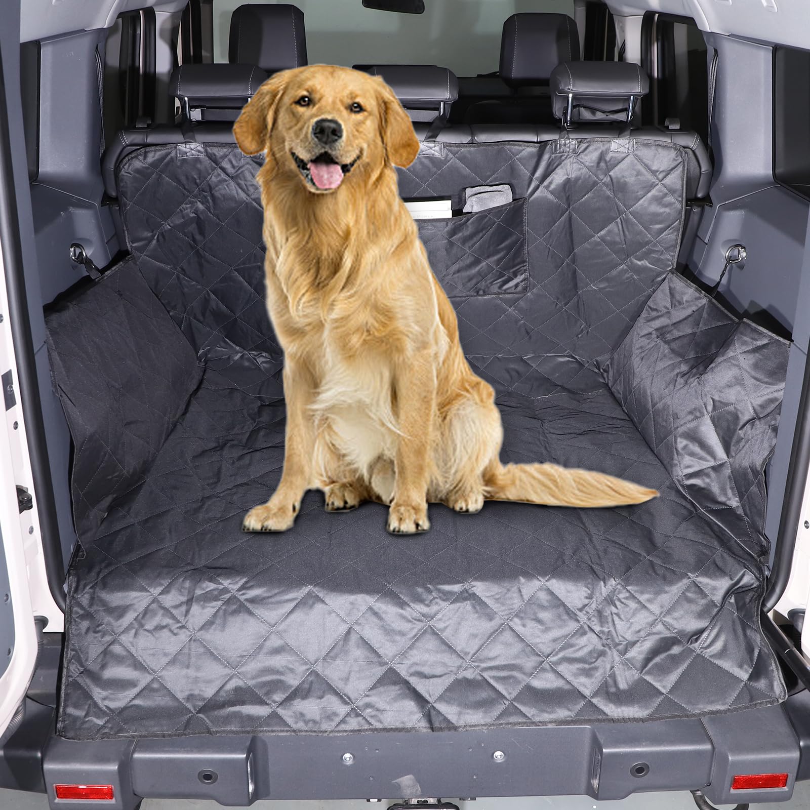 Trunk Liner Cargo Mat Compatible with Ineos Grenadier 2020-2024, Customized Specialized Car Trunk Cover, Water Resistant Cargo Liner Trunk Mat, Non Slip Backing, Scrachproof, Durable Washable