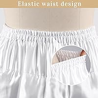 Vista 4 de Women Tutu Petticoat Dance Half Slips Coplay Tulle Underskirt Crinoline Layered Party