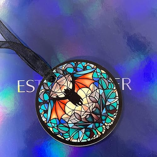 Miniatura 3 de Accesorios colgantes de murciélago de Halloween, adorno gótico para colgar en el coche, decoración de murciélago de Halloween, accesorios para