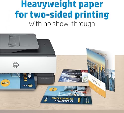 Miniatura 5 de HP Papel profesional de negocios, mate, 8.5 x 11 pulgadas, 48 libras, 150 hojas, funciona con impresoras de inyección de tinta (CH016A)