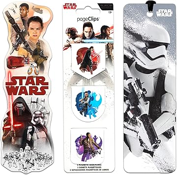 amazon com star wars bookmark party favors set 5 premium bookmarks featuring the force awakens darth vader and more star wars office supplies office products