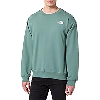 The North Face NF0A8C3UHCH U NSE Oversized Crew Maglia Lunga Uomo Duck Green Taglia S