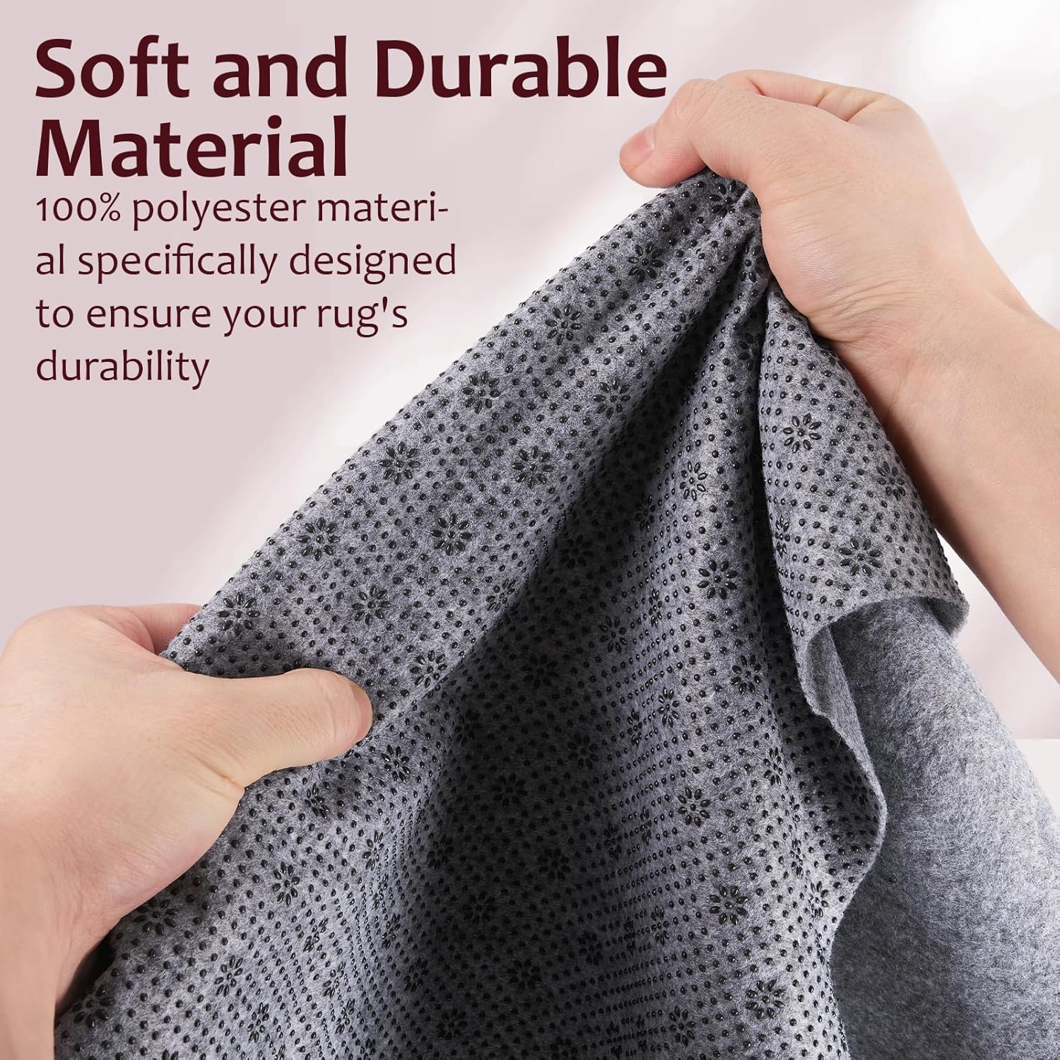 BESGEER 80" * 80" Rug-Backing-Antislip-Tufting-Cloth, 2mm Thick (More Wear-Resistant & Tear-Resistant & Durable), Perfect for Carpets Rug Tufting Gun Cushion Punch Needle Rug