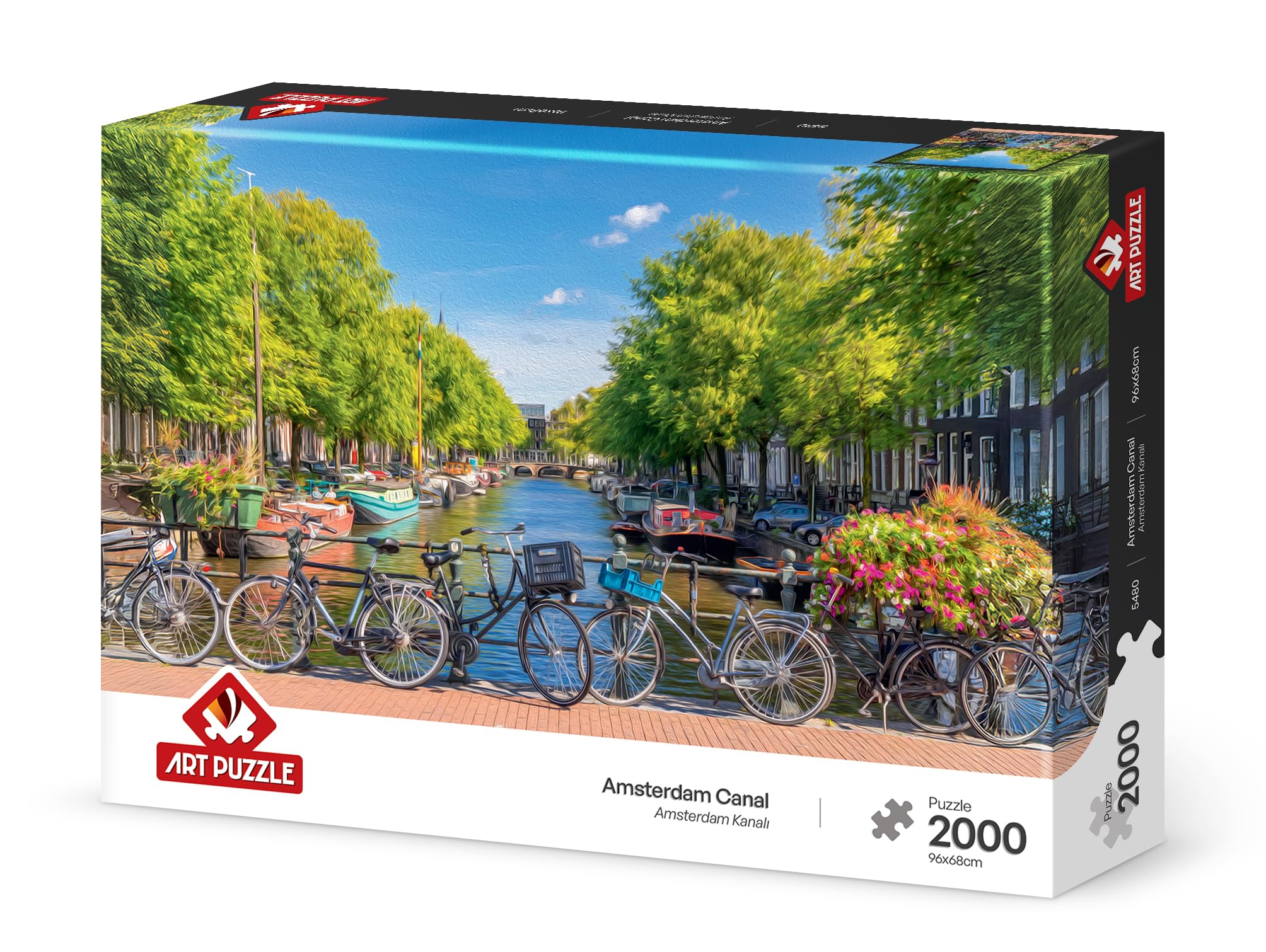 Art Puzzle Amsterdam Kanalı 2000 Parça