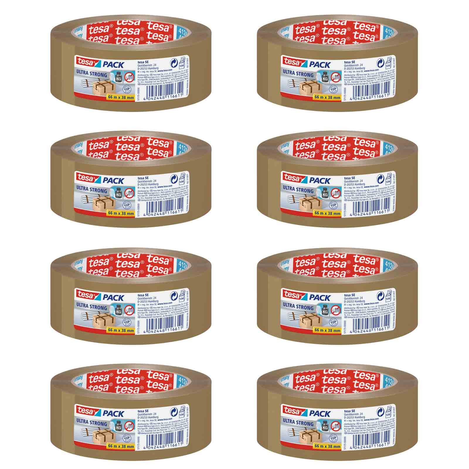 Tesa 57175-00000-02 Ultra Strong braun, 8 Stück