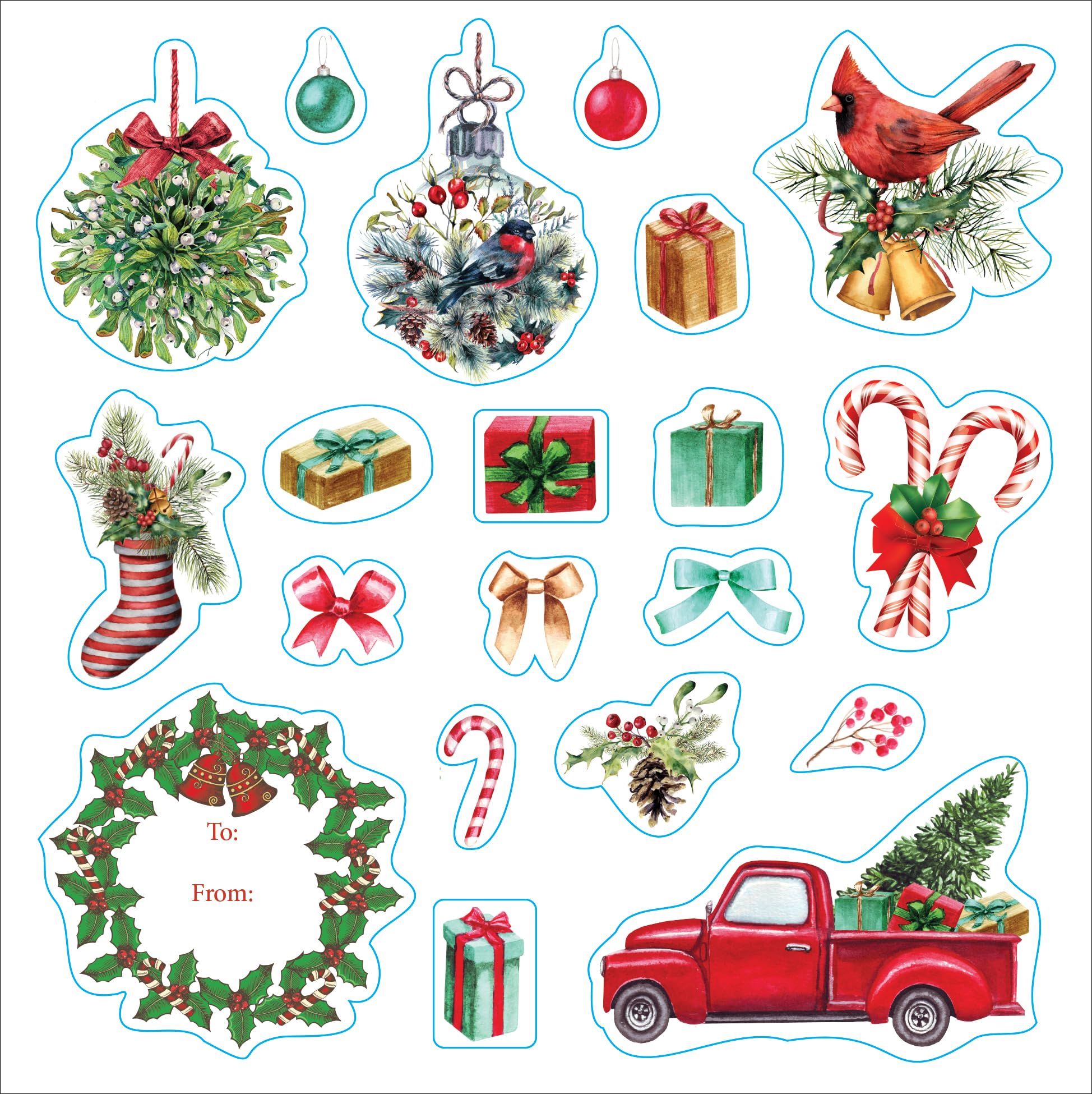 Merry & Bright Christmas!: A Festive Sticker Book