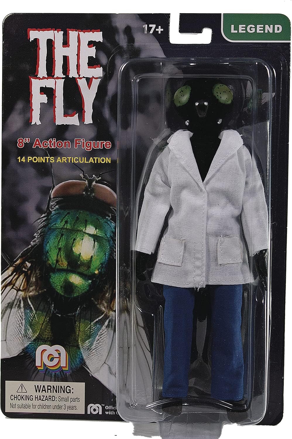 Mego Horror The Fly (Flocked) 8" Action Figure Multicolor