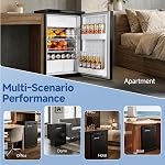 BODEGACOOLER 12V Fridge, RV Refrigerator, 12 Volt Fridge Freezer 83L, 2.9 Cu.Ft Dual Zone Car Refrigerator with Reversible Door,Lock, -4 to 46℉ APP Control Electric Cooler for Travel Outdoor Camping