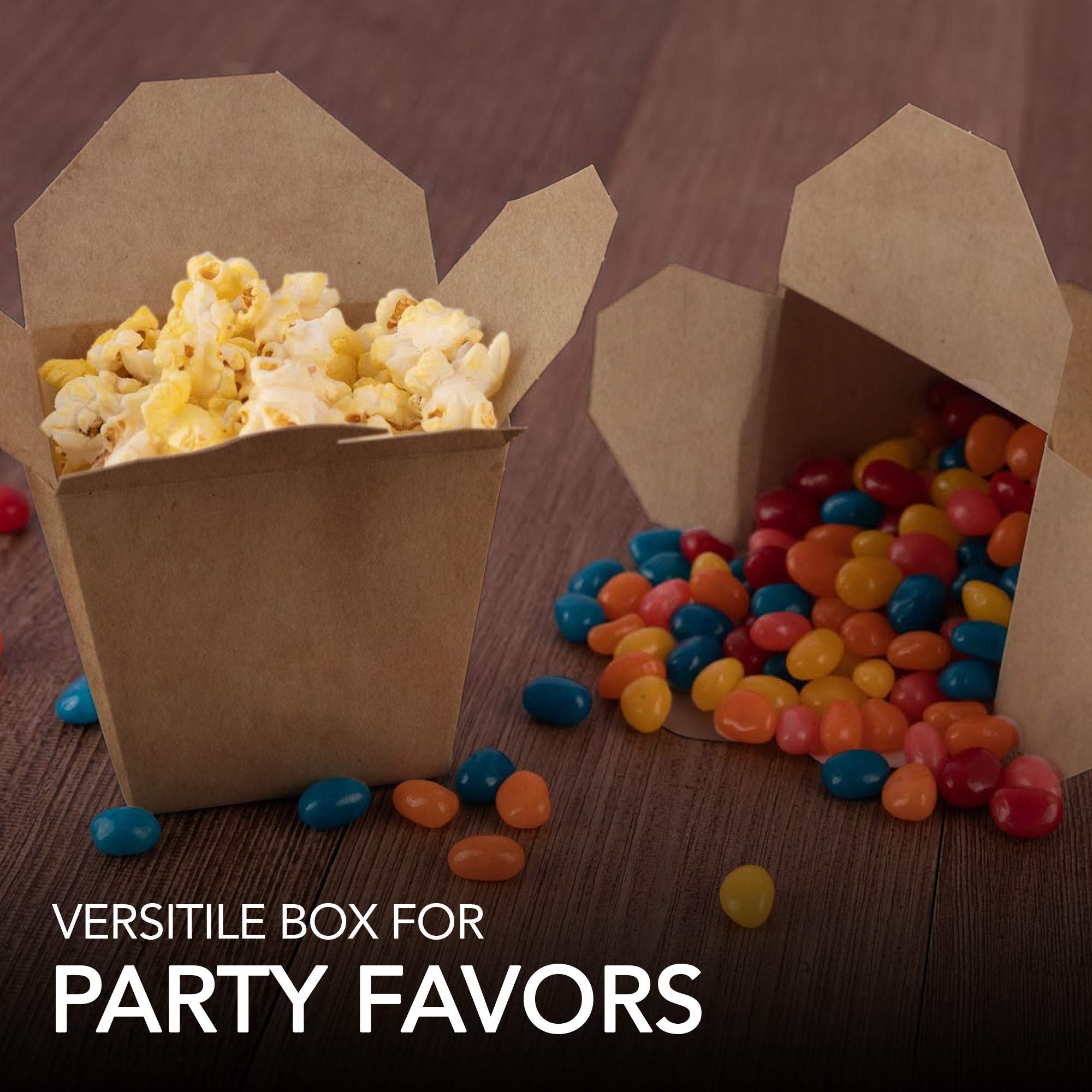 Buy Take Out Food Containers 16 Oz Microwaveable Kraft Brown Paper