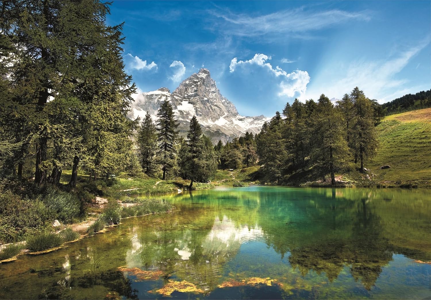 Clementoni - 31680 - Collection - The Blue Lake - 1500 Pieces, Multi Colour