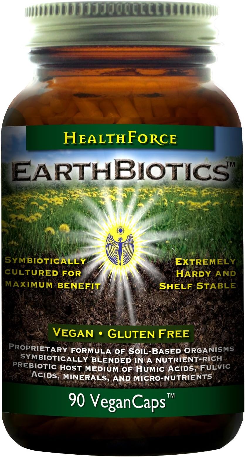 Healthforce EarthBiotics Earth Based Probiotic Formula - 90 Vegan Capsules