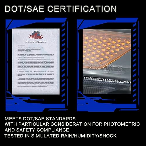 Miniatura 8 de VLAND Montaje de faros delanteros apto para Mustang 2018 2019 2020 2021 2022 no para Mustang Mach-E 2021 luz frontal LED con DRL señal de giro faro