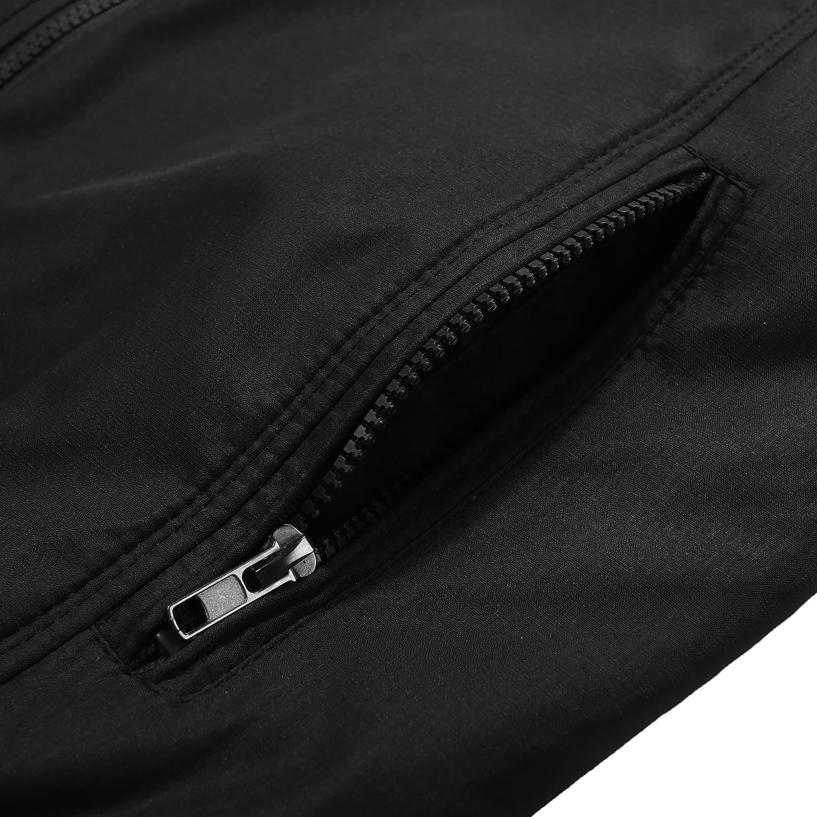 KUDORO Blouson Homme Léger pour Printemps Été Zippée Veste d'Extérieur Bomber de Couleur Uni Veste à Col Montant Jacket Homme Coup-Vent de l'Aviateur Thin Classique Décontracté Casual